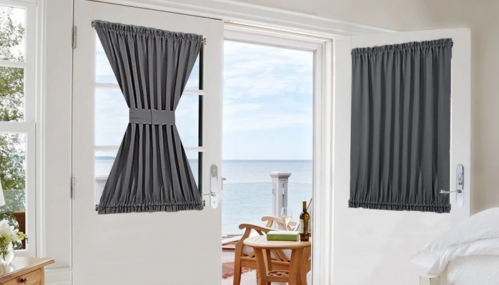 cómo utilizar Parpadeo Complaciente Redecora tu hogar con cortinas para puertas