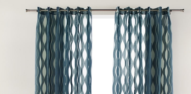 Cortinas Azules En Cortina Ideal