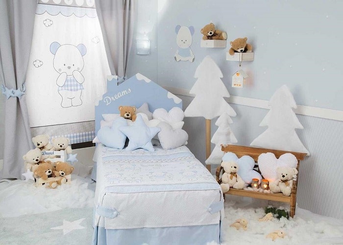 Cortinas bebés: ideas para decorar habitación del bebé