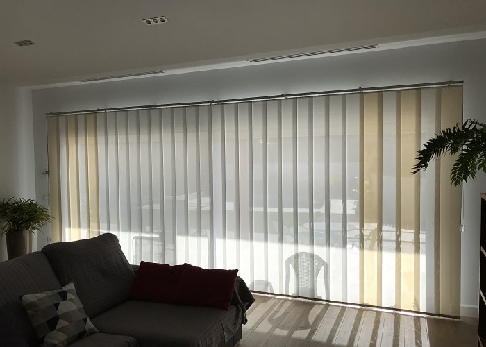 Cortinas verticales ideales para grandes espacios que cubrir!!!!!!