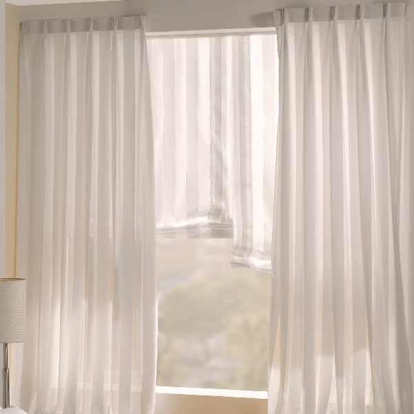 Ver cortinas confeccionadas tres pliegues en cortina ideal