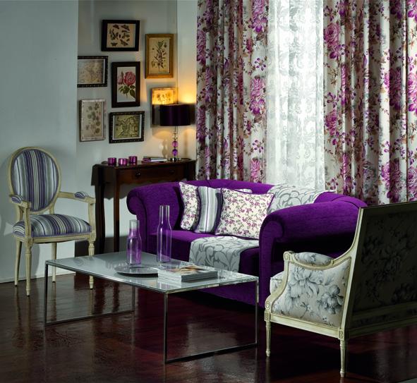 Ver cortinas de salón rustico estampadas en cortina ideal 