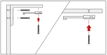 Colocación de los soportes